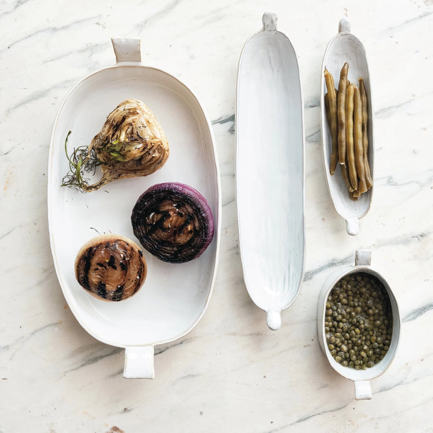 1-1/2 Quart Stoneware Baker w/ Handles