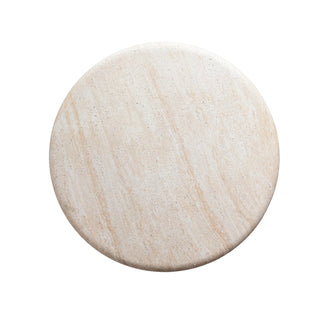 Concrete Indoor/Outdoor Table, Travertine Finish, KD
