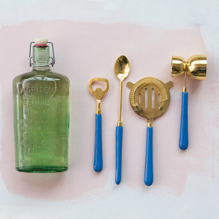 Stainless Steel & Aluminum Bar Tools Set of 4
