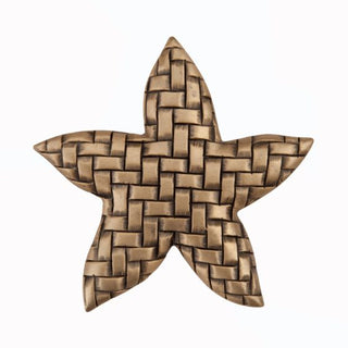 Set of 4 Woven Star Knob
