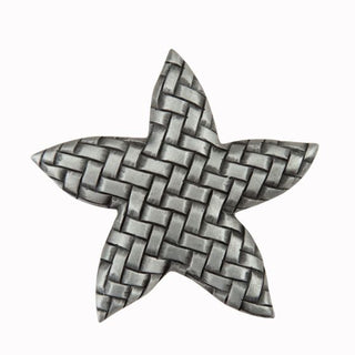 Set of 4 Woven Star Knob
