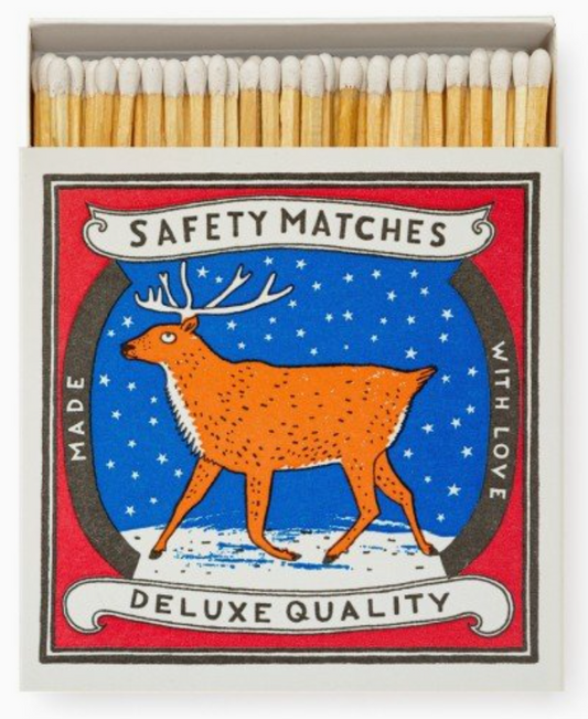 Reindeer | Square - Christmas Safety Matches