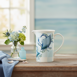 Blue Crab Pitcher
