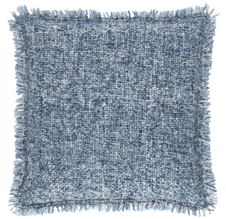 Boucle Navy Indoor/Outdoor Pillow