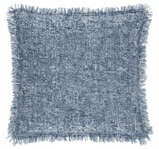 Boucle Indoor/Outdoor Pillow Navy
