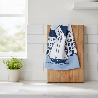 Coastal Village Kitchen Towel
