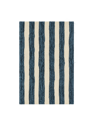 Silas Stripe Hand Micro Hooked Wool Rug

