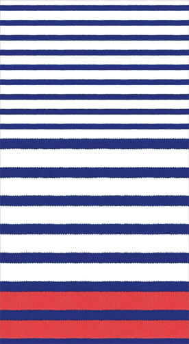 Breton Stripe Blue Guest Towel