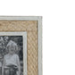 Gabriel 4x6 Photo Woven Reed Picture Frame with White Border