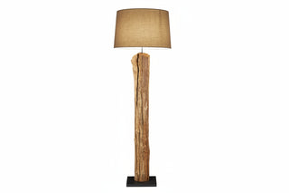 Rustic Driftwood Floor Lamp
