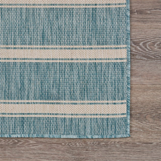 Tanner Tropical Striped Indoor/Outdoor Area Rug
