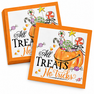 ALL TREATS COCKTAIL NAPKIN
