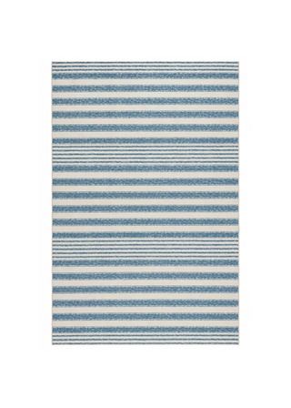 Vion Coastal Striped Machine Washable Rug
