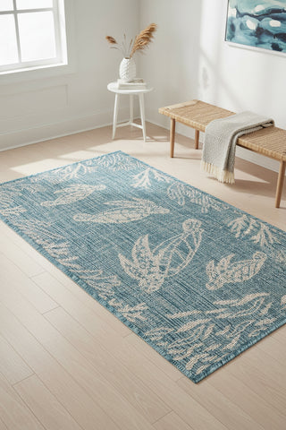 Nautical Animal Indoor/Outdoor Area Rug   3' x 5'
