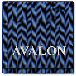 *CUSTOM* Edgartown Throw   Ocean   White Thread
