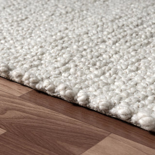 Modern Distressed Wool Handwoven Area Rug
