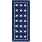 Stars on Blue Rug - Online Only
