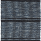 Malta Navy Handwoven Wool Rug 2x3