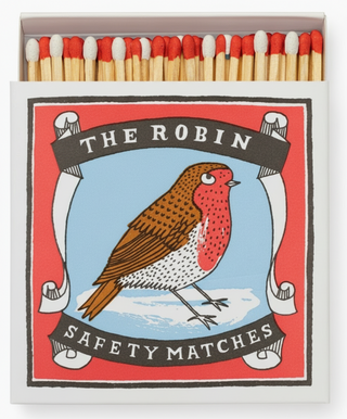 The Robin | Square   Christmas Safety Matches
