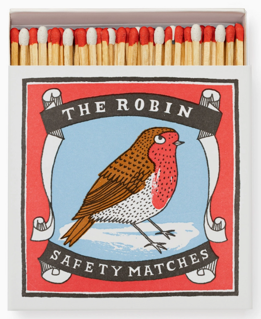 The Robin | Square - Christmas Safety Matches