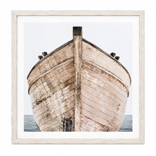 Seaworn Bows VI Driftwood Frame 21" x 21"
