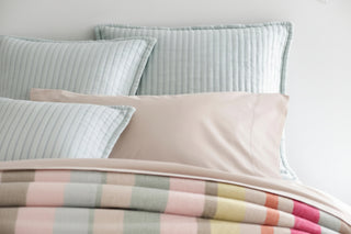 Boyfriend Matelasse Sham with Mantra Down Alternative Pillow Insert
