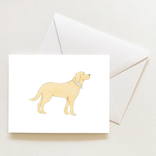 Golden Pup Sleeved Note Card
