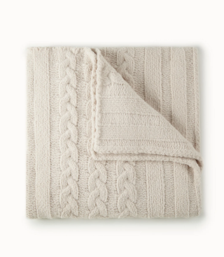 Cozy Knit Throw   Cable Knit

