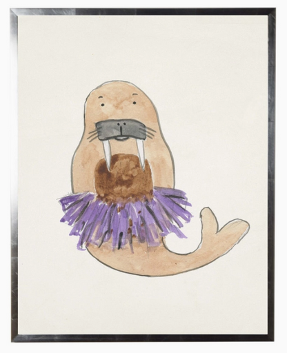 E Walrus with Tutu - Online Only