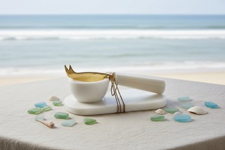 White Marble Spreader Set
