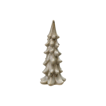Stoneware Tree, Reactive Glaze, Light Green