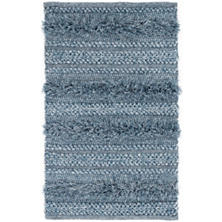 Zhara Stripe Denim Indoor/Outdoor Rug 2x3