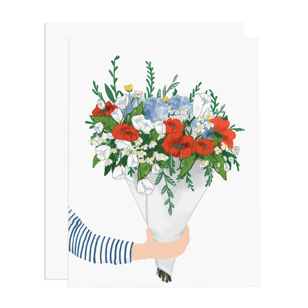 Summer Bouquet Greeting Card