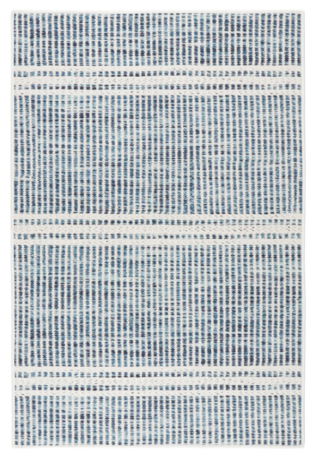 Malta Blue Machine Washable Rug 2x3