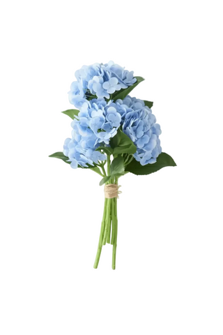 13 Inch Blue Real Touch Hydrangea Bundle
