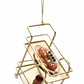 3-1/2"H - 6"H Metal Bar Cart Ornament I