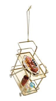 3-1/2"H - 6"H Metal Bar Cart Ornament I