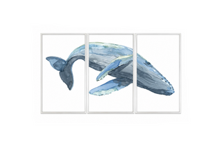 The Big Swim Triptych
