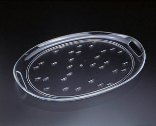 Embossed Fish Oval Acrylic Tray
