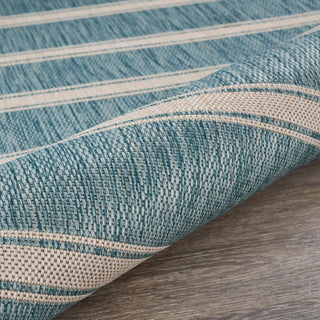 Tanner Tropical Striped Indoor/Outdoor Area Rug
