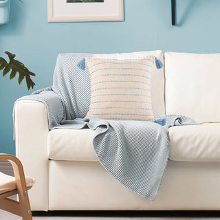 Adelaide Farmhouse Striped Indoor Throw Pillow
