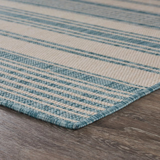 Thatcher Tropical Striped Indoor/Outdoor Area Rug
