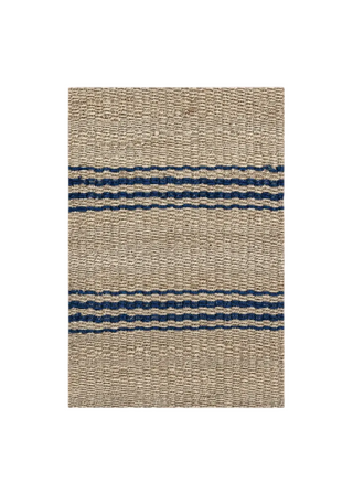 Jute Ticking Indigo Handwoven Rug

