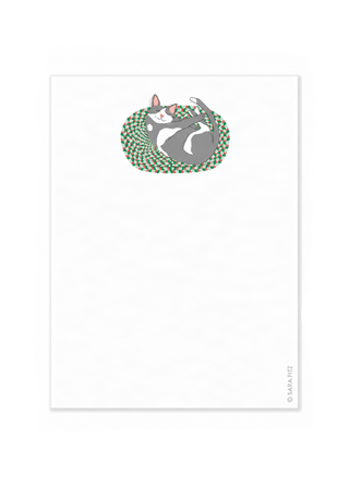 Cozy Kitty Notepad
