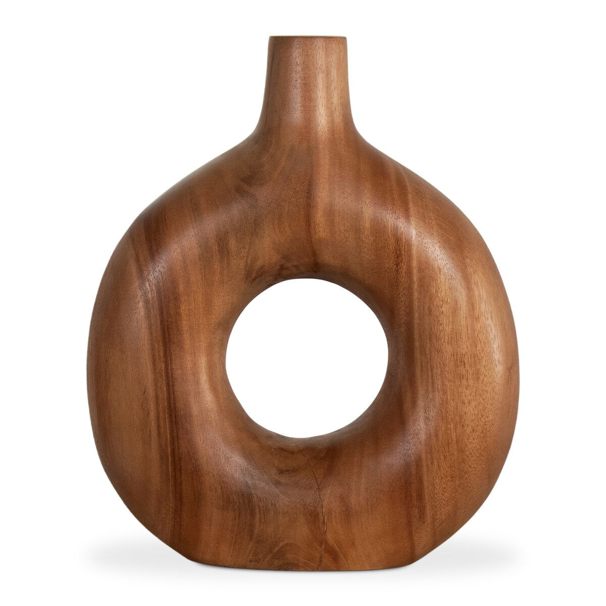 Wood Ring Vase - Large