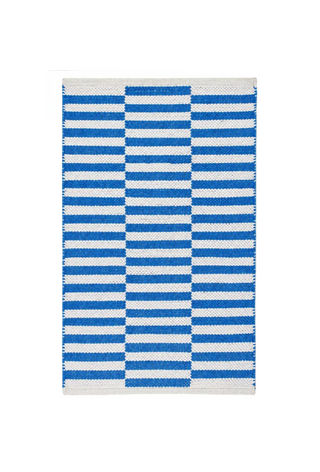 Sailing Stripe Handwoven Indoor/Outdoor Rug 2' x 3' ***
