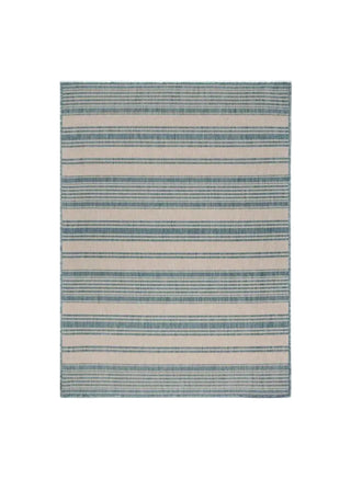Thatcher Tropical Striped Indoor/Outdoor Area Rug
