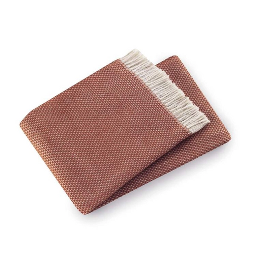Grain of Rice Throw Terracotta