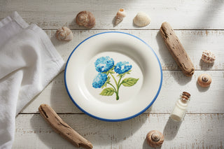 Hydrangea Round Plate
