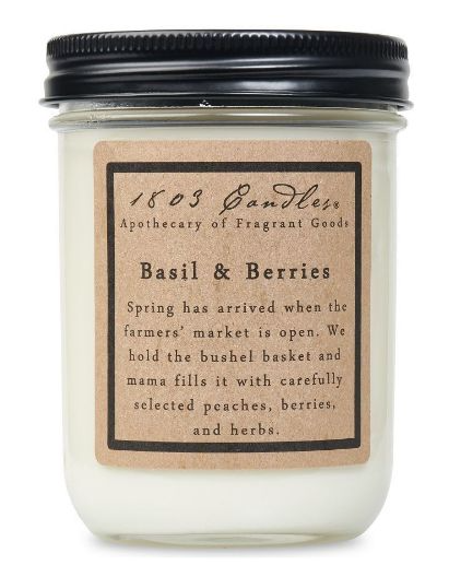 Basil & Berries 14 Oz. Candle